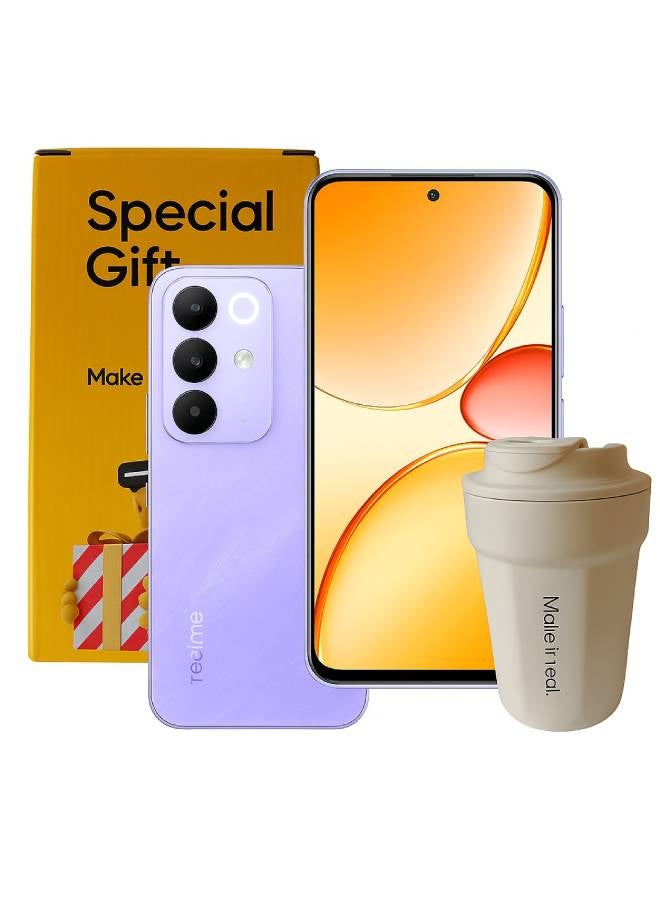 ريل مي C85 برو ثنائي الشريحة باروت بنفسجي 8 جيجابايت رام 256 جيجابايت 4G - نسخة الشرق الأوسط مع هدية مجانية كوب - Image 1