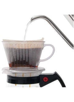 Kalita Drip Set 102-D, Plastic Dripper with Heat Resistance Glass Server, Size 02  - Image 2