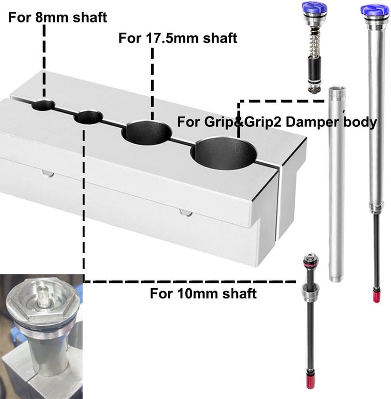 Bisrollnaa Fox GRIP and GRIP2 Damper Clamp Vise for Fox 32, 34, 36, 38, 40 Shaft - Image 3