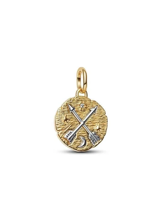 باندورا Crossing Arrows Medallion Charm
