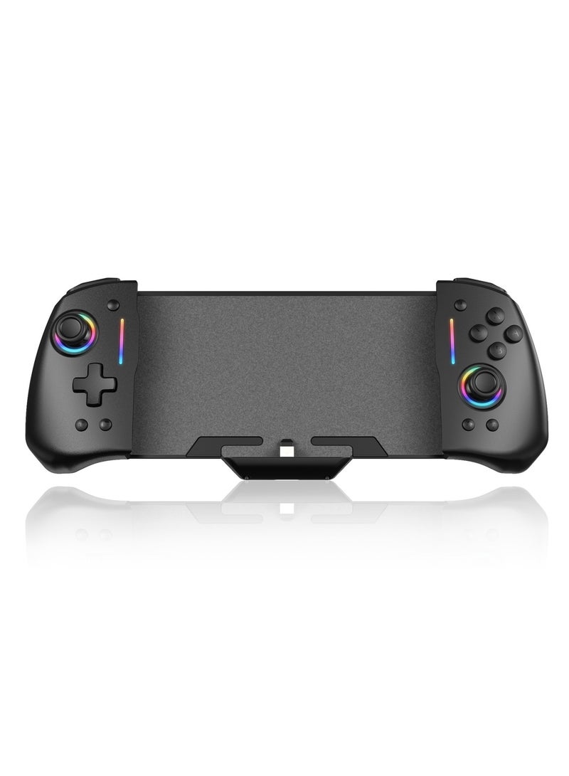 General switch wired gamepad left and right controller with RGB light handle Ys45  - Image 1