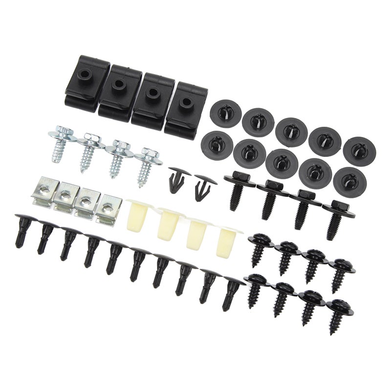 40PCS Undertray Clips Screws Compact Shockproof Engine Under Cover Splash Shield Guard Body Bolts Replacement For Avensis - Image 3