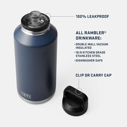 YETI Rambler 64 oz Bottle Vacuum Insulated Leakproof Stainless Steel with Chug Cap Ridgeline - Image 3