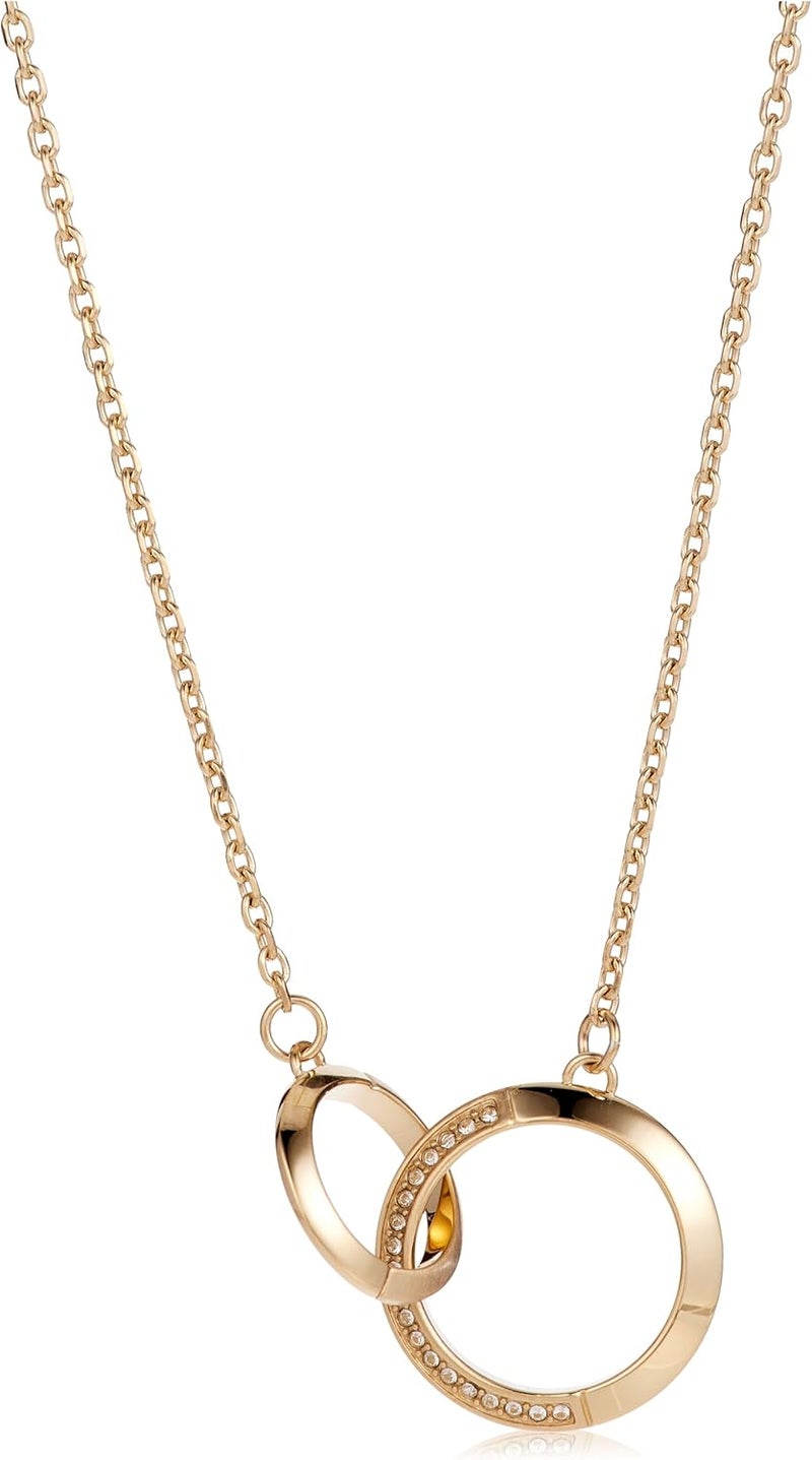 بوس قلادة هوغو بوس النسائية المطلية بالذهب الأيوني مع سلسلة من الفولاذ - 1580114 - Image 1