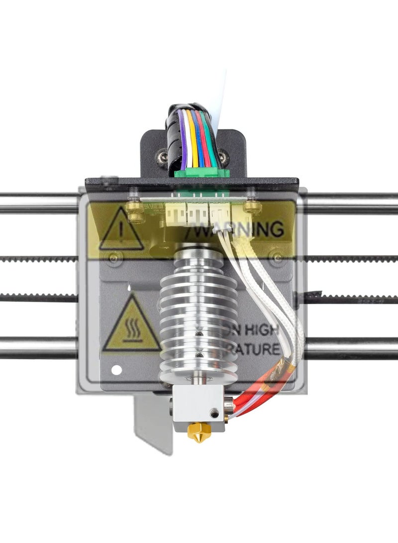 SYOSI 3D Printer Hotend Replacement for Vyper, Kobra Max, Kobra Plus, Volcano V5 J Head, Quality Brass Nozzle, 24V 40W Ceramic Heating Cartridge, Supports High Speed Printing - Image 4