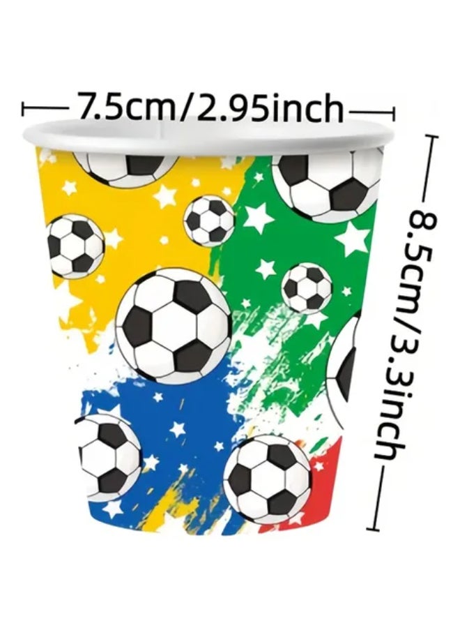 Fifa 2026 Football/ Soccer Party Paper Cups -10 Pcs - Image 4