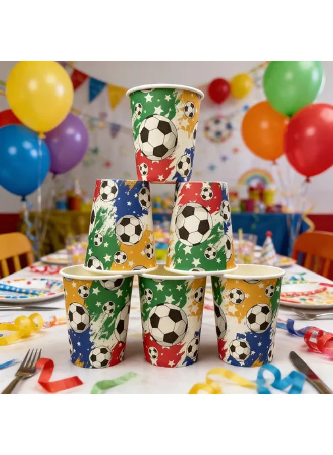 Fifa 2026 Football/ Soccer Party Paper Cups -10 Pcs - Image 2