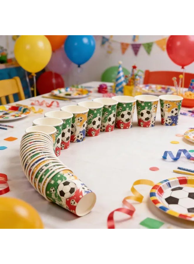 Fifa 2026 Football/ Soccer Party Paper Cups -10 Pcs - Image 3