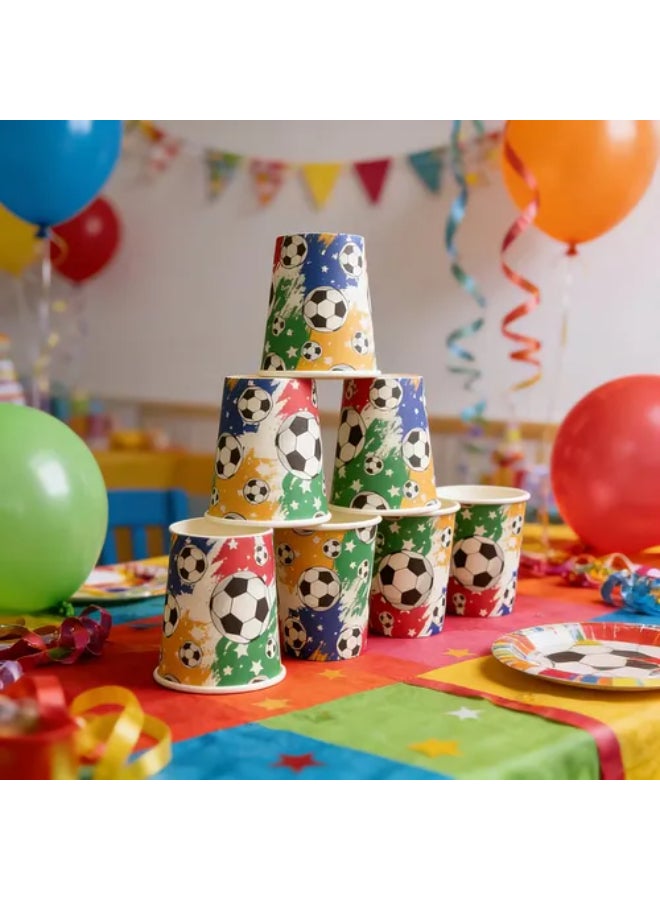 Fifa 2026 Football/ Soccer Party Paper Cups -10 Pcs - Image 1
