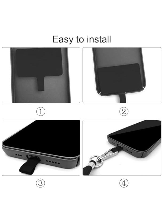 SHAYDX Phone Lanyard with Universal Nylon Patch — Adjustable Crossbody Cell Phone Lanyard Neck & Shoulder Strap, Compatible with Most Smartphones, Removable Metal Buckle, Durable & Skin-Friendly - Image 5