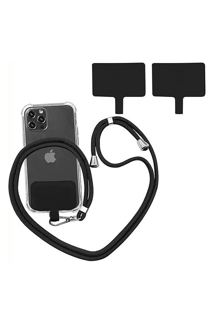 SHAYDX Phone Lanyard with Universal Nylon Patch — Adjustable Crossbody Cell Phone Lanyard Neck & Shoulder Strap, Compatible with Most Smartphones, Removable Metal Buckle, Durable & Skin-Friendly - Image 1
