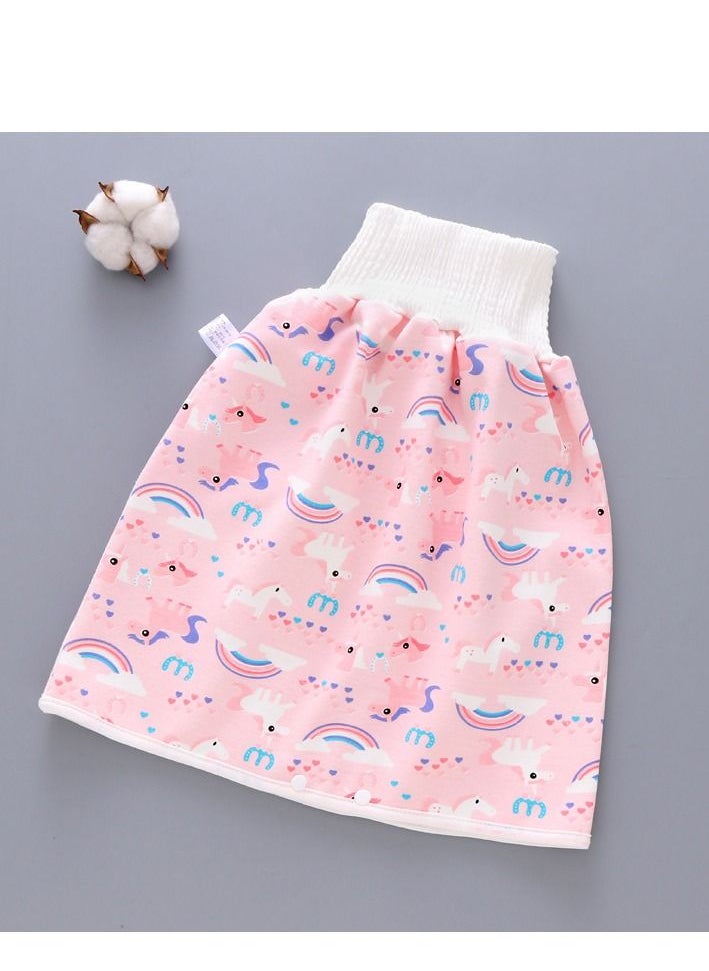 Loquat Cotton Baby Skirt Waterproof Underwear For Pee Nappy Diaper Pants Potty Training 