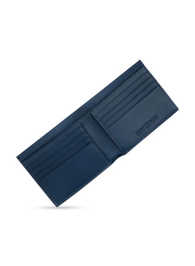 Saint Honore Paris  Core Navy Leather Wallet for Men for Men | Best Price UAE