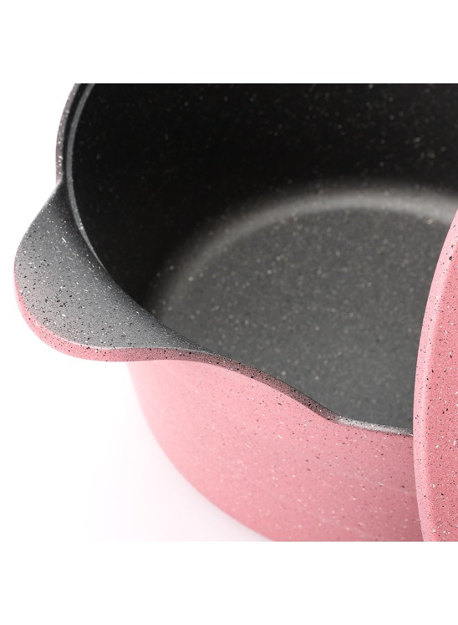 Easy Cook 11-Piece Pink Cookware Set - Image 3