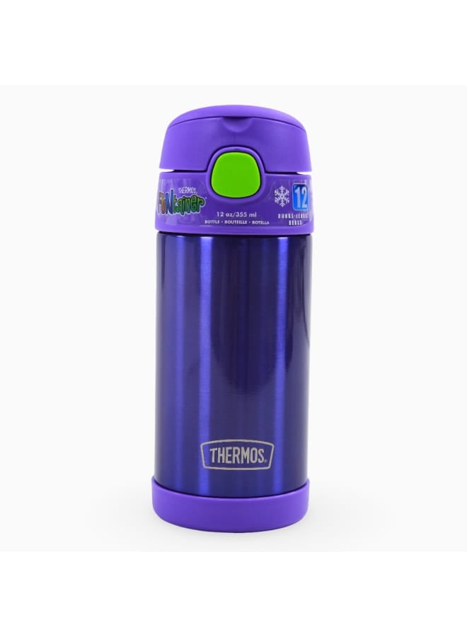 Thermos Funtainer Vacuum Insulated Straw Bottle - Purple (355 ml)