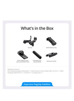 dji DJI RS 4 Pro, 3-Axis Gimbal Stabilizer for DSLR & Cinema Cameras Canon/Sony/Panasonic/Nikon/Fujifilm, 2nd-Gen Native Vertical Shooting, 4.5kg (10lbs) Payload, Dual Focus & Zoom Motors  - Image 5