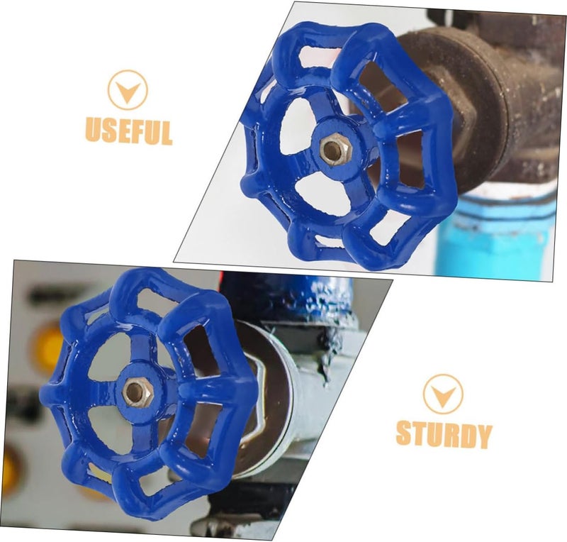 PRETYZOOM Rotary Handle Valve Metal Spigot Handle Replacement for Water Shut Off Valve - Image 3