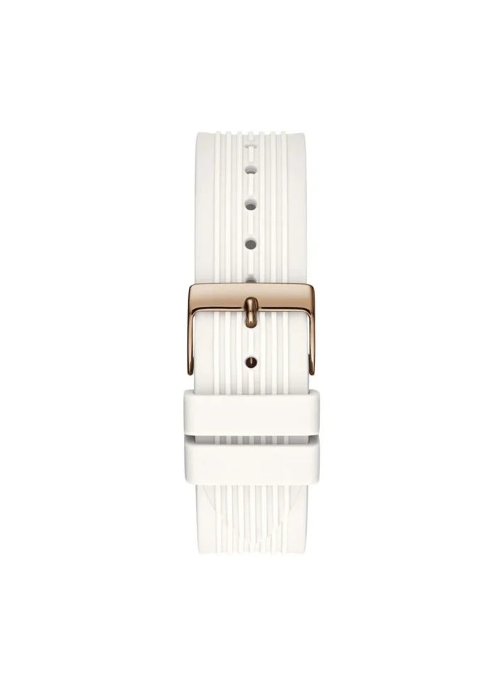 جس ساعة GUESS النسائية متعددة الوظائف باللون الذهبي الوردي - GW0030L3 - Image 4