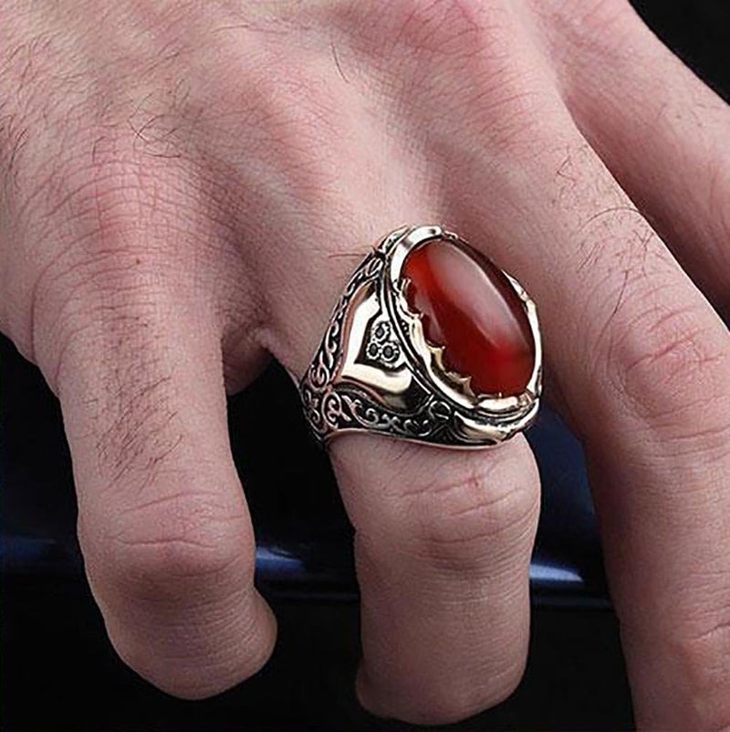 RUVEE Men's Turkish Stainless Steel Religious Ring – Metallic Plated Statement Jewelry for Men & Boys - Image 2