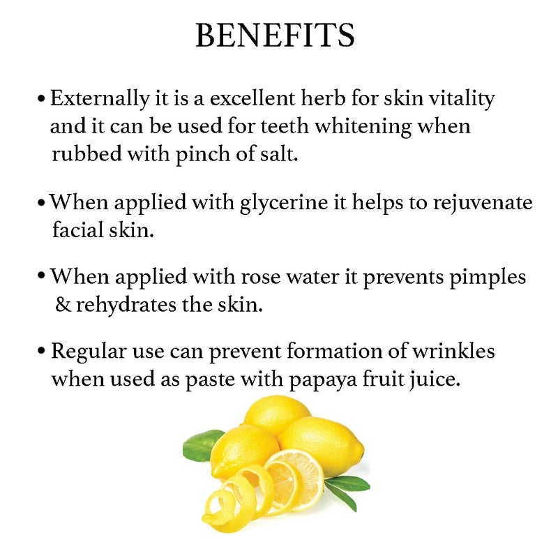 bixa BOTANICAL Lime peel powder 200 Gm Skin Hair Wellness Prevents Pimple Acne Alleviates Dandruff and Hair fall Natural skin Hydrator Face Cleanser - Image 4