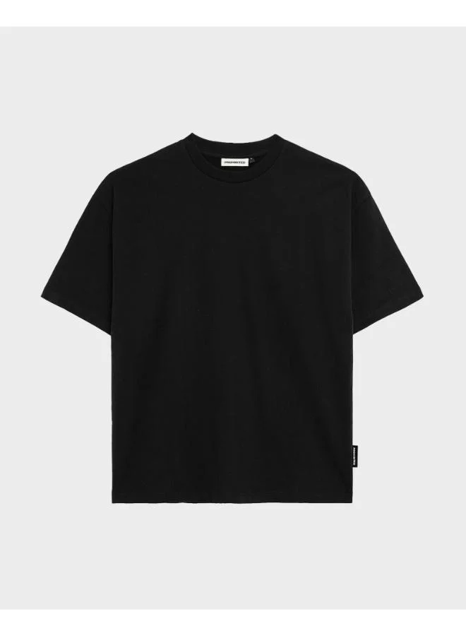 Prohibited Black Oversized Essential Tee  | Best Price UAE