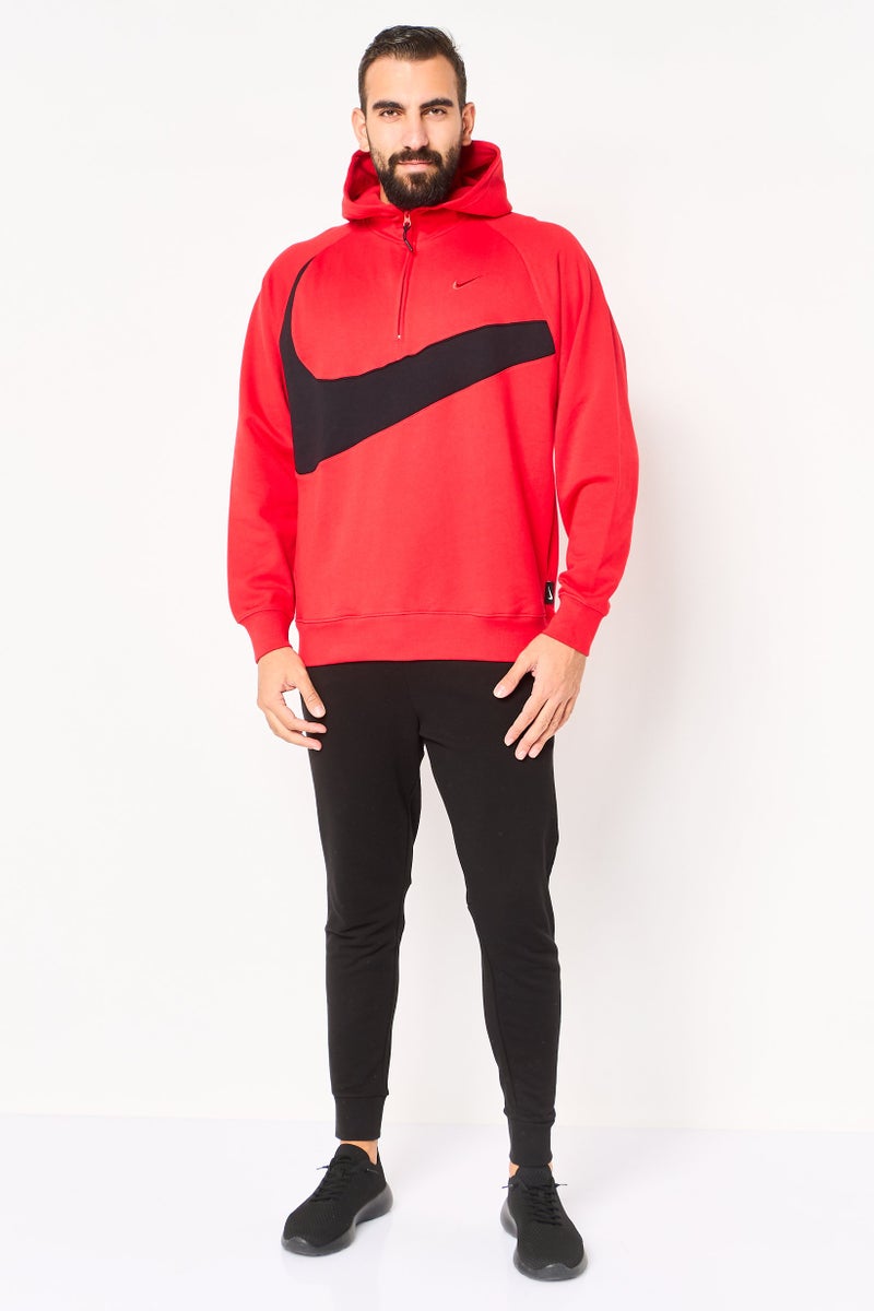 Nike Men Sportswear Fit Long Sleeve Outdoor Hoodie, Red - Image 4
