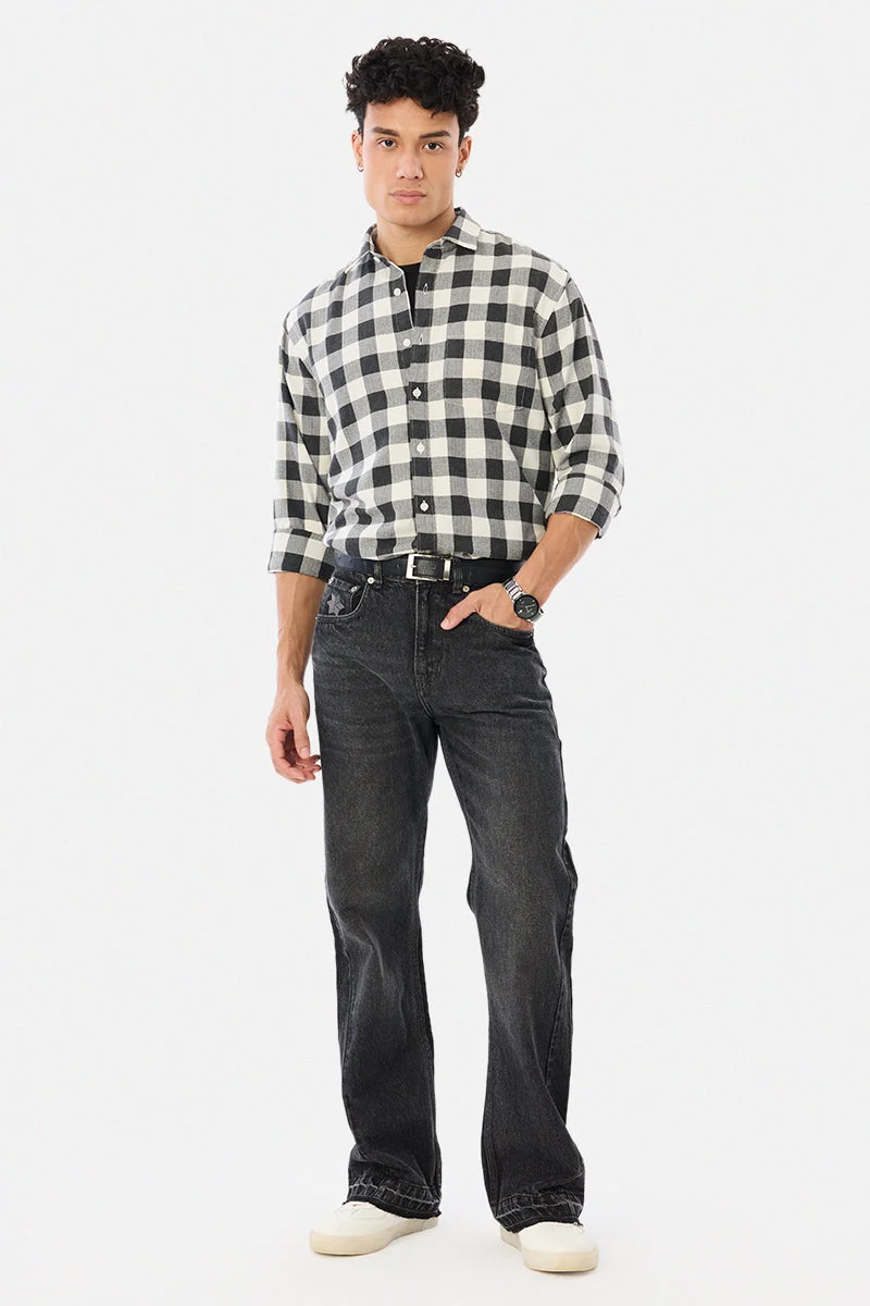 SNITCH Regular Fit Checks Shirt