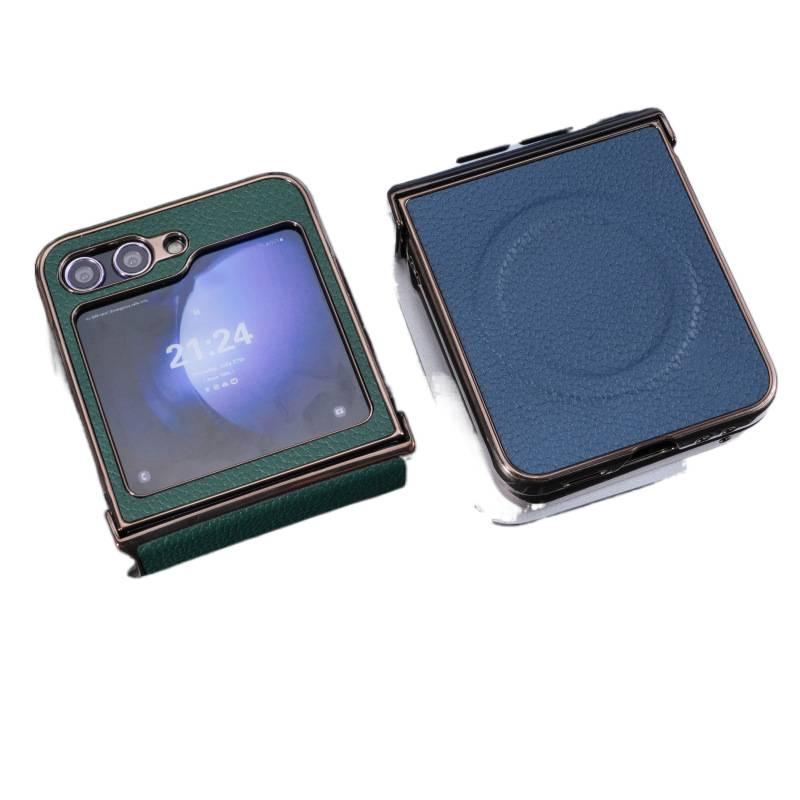 MagSafe Case | Blue | Shockproof Cover for Samsung Galaxy Z Flip 6 | Drop Protection | Strong Magnetic - Image 1