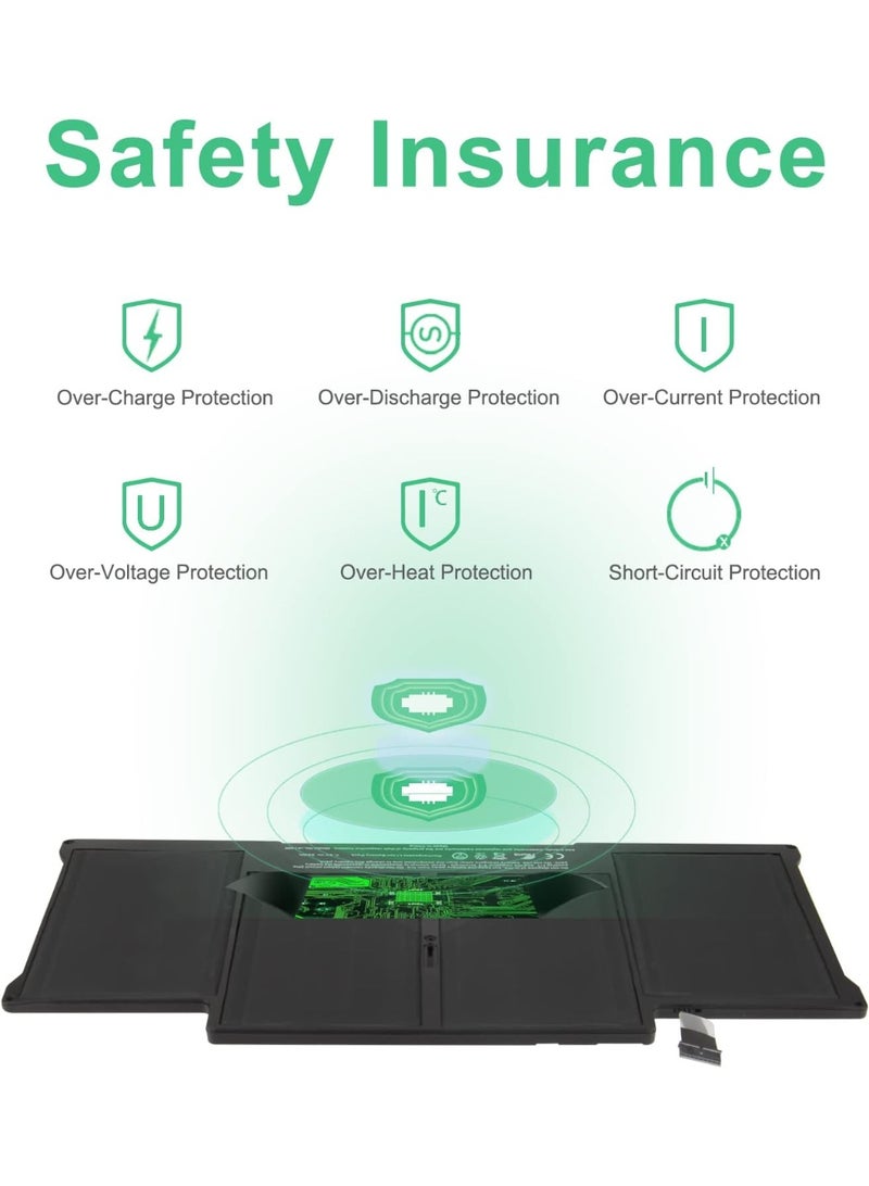 Terabyte New Replacement Laptop Battery for MacBook Air 13 inch A1466 A1369 (2017, Early 2015, Early 2014, Mid 2013, Mid 2012, Mid 2011 and Late 2010 Version), fits A1377 A1405 A1496 - Image 3