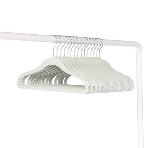 3 Sprouts Velvet Baby Hangers - Non-Slip Hanger for Infant, Toddler, Baby Clothes - Closet Kids Hangers with Slim Design, Nordic Colors, Pack of 30 - Green - Image 4