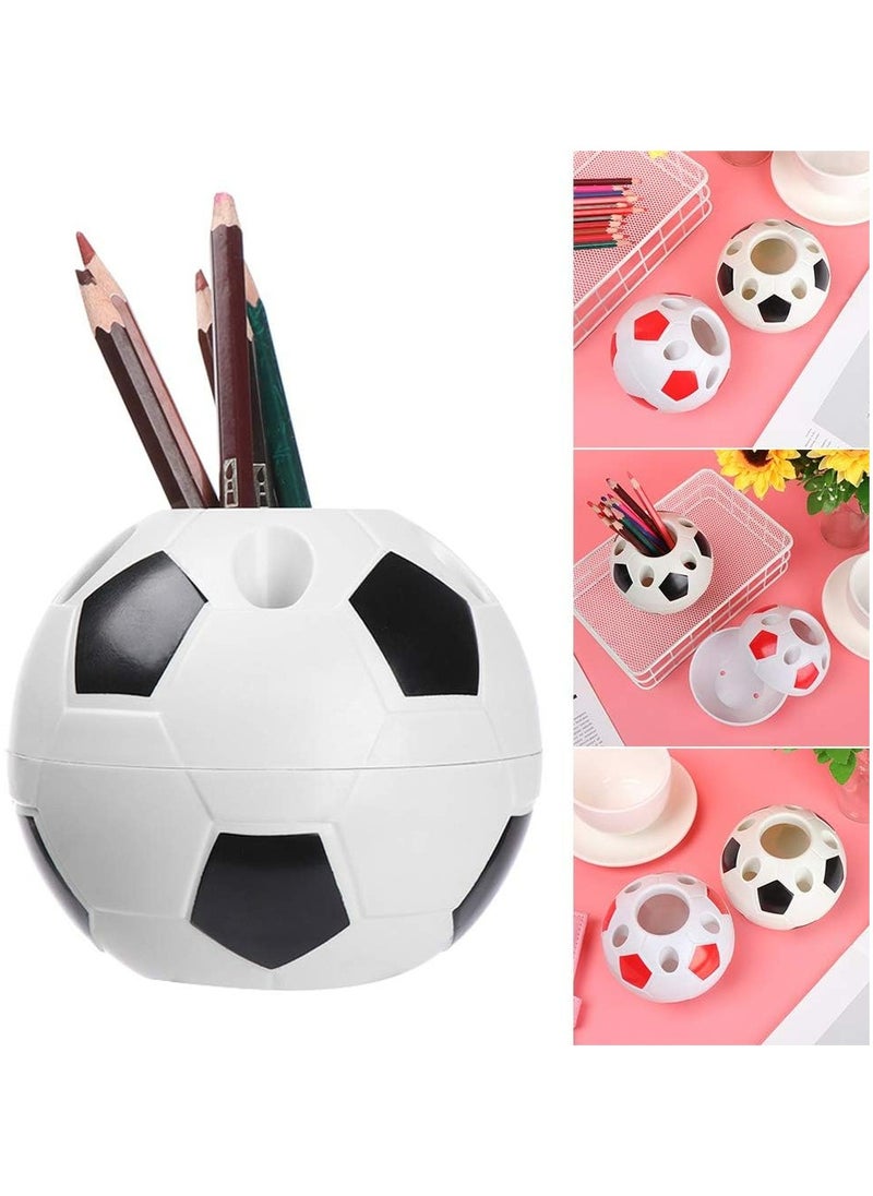 Oasisgalore - 2pcs Colorful Pen Holders for Kids, Durable and Easy to Clean (Black + Red) - Image 1