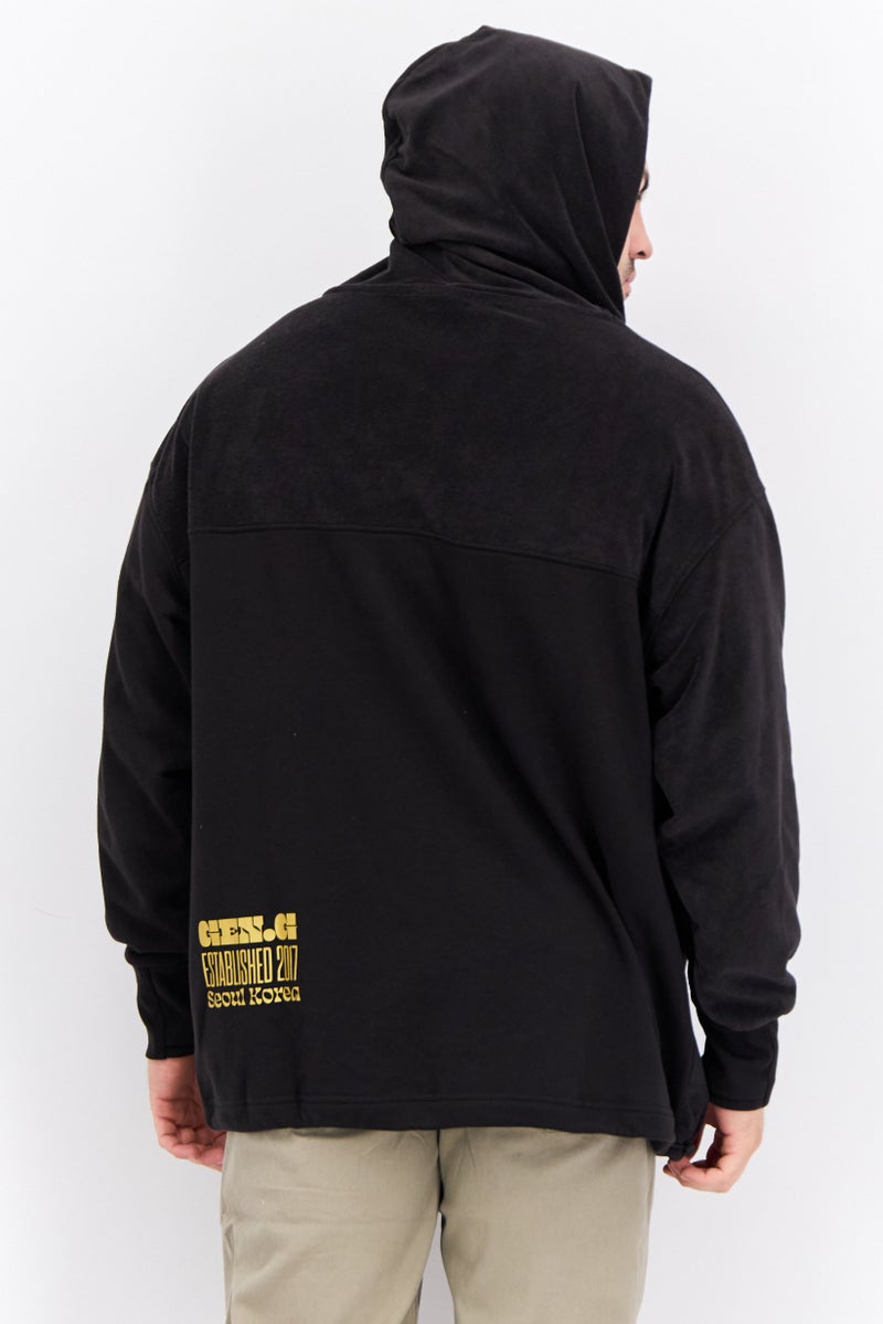 PUMA Men Sportswear Fit Long Sleeves Outdoor Hoodies, Black  - Image 3