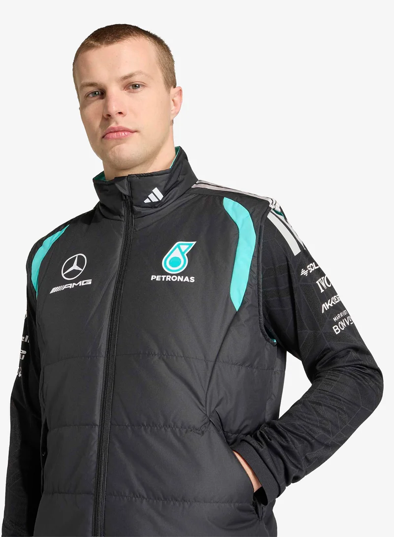Adidas BLACK/GRETWO Mercedes - Amg Petronas Formula 1 Team Mechanics Jacket for Men | Best Price UAE