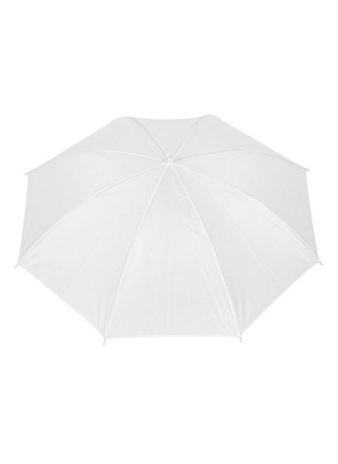 Soft White Umbrella (UMB-W40): Diffuses soft, flattering light for studio photography, 100cm diameter.
