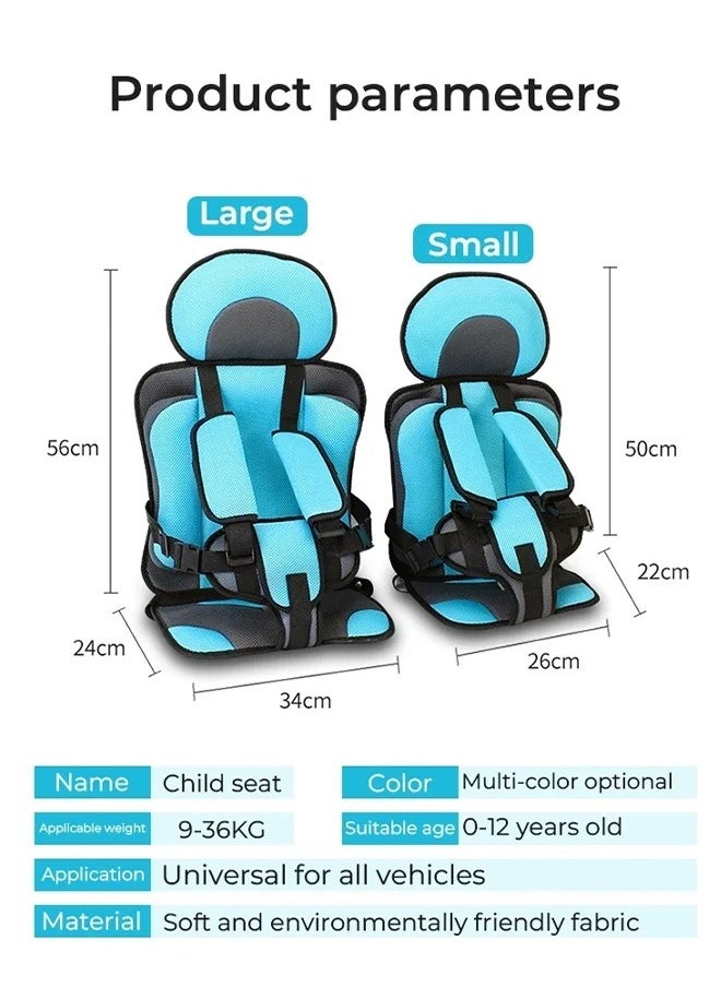 Generic - Baby Safety Seat, Child Support Cushion Toddlers Child 0-8 Years Old Foldable Protection Travel Accessories, Adjustable Seat Cushion for High Chair Kids Stroller (Pink) - Image 1