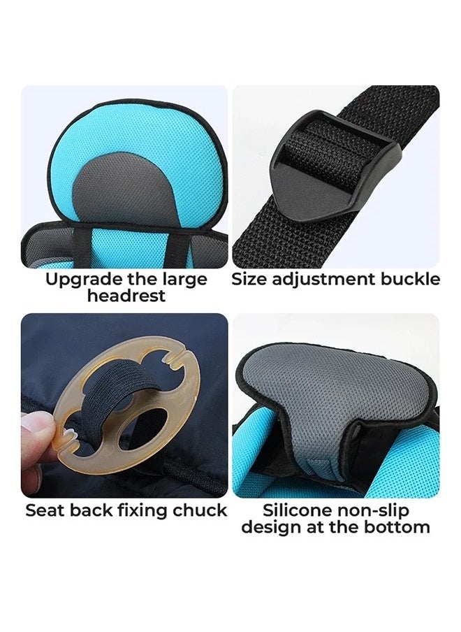 Generic - Baby Safety Seat, Child Support Cushion Toddlers Child 0-8 Years Old Foldable Protection Travel Accessories, Adjustable Seat Cushion for High Chair Kids Stroller (Pink) - Image 1