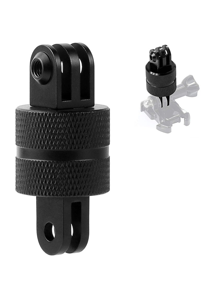 Oasisgalore - 360° Rotation GoPro Tripod Mount Adapter - Aluminum, Compatible with GoPro Hero 10/9/8/7/6/5, DJI and More Action Cameras - Image 1