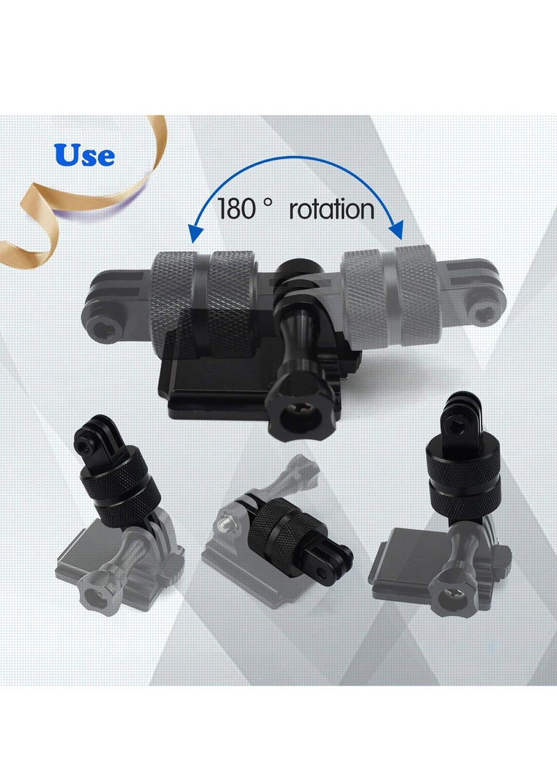 Oasisgalore - 360° Rotation GoPro Tripod Mount Adapter - Aluminum, Compatible with GoPro Hero 10/9/8/7/6/5, DJI and More Action Cameras - Image 1