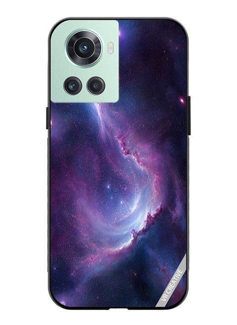 Protective Case Cover For OnePlus Ace Galaxy With Colorful Nebula Design Multicolour
