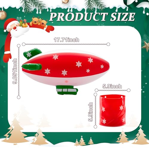 MiniInflat Elf Hot Air Balloon Inflatable Christmas Elves Arrival Balloon Idea Kit Include Outfit Accessories Fly to The North Pole Prop Set Accessories for Xmas Decoration Elf Not IncludedGreen Style - Image 5