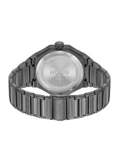HUGO BOSS HUGO BOSS ROUND ANALOG MEN'S GREY CASE WATCH - 1530378  - Image 3
