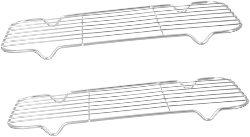 رف تبريد قابل للتعديل من الفولاذ المقاوم للصدأ للخبز والشواء والكعك والديك الرومي - Image 2
