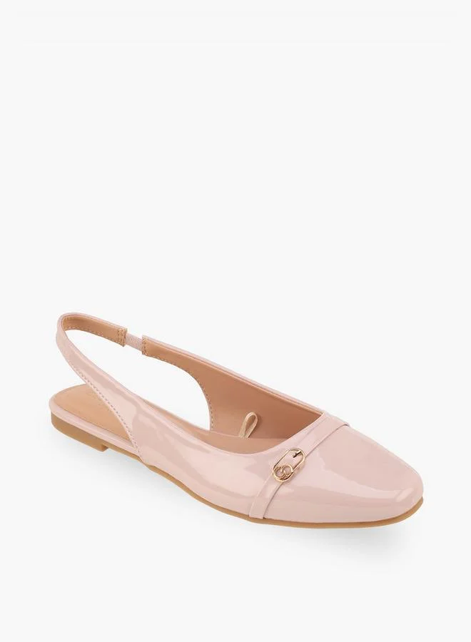 Celeste PINK Women Buckle Accent Ballerina Shoes for Women | Best Price UAE