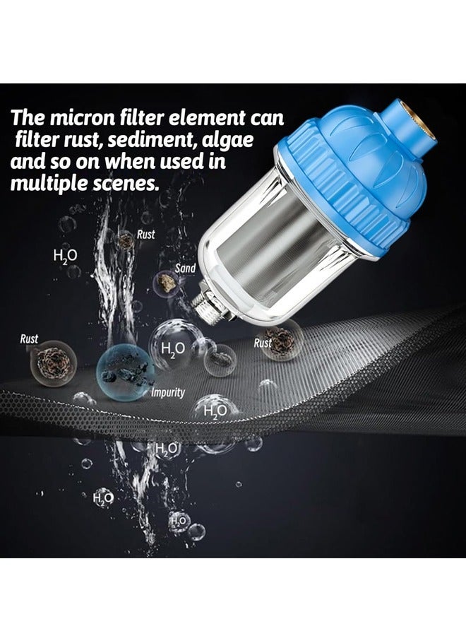 صاروخ فلاير يتبنى مرشح الغسيل المنزلي متعدد الأغراض قبل المياه 40μm سميكة 316 شبكة الفولاذ المقاوم للصدأ ، والتي يمكن أن تزيل الرواسب والرواسب في الماء ، وسهلة التنظيف ، ودائمة ، وتجنب بشكل فعال تلوث الرواسب وتلوث المعادن الثقيلة. - Image 4