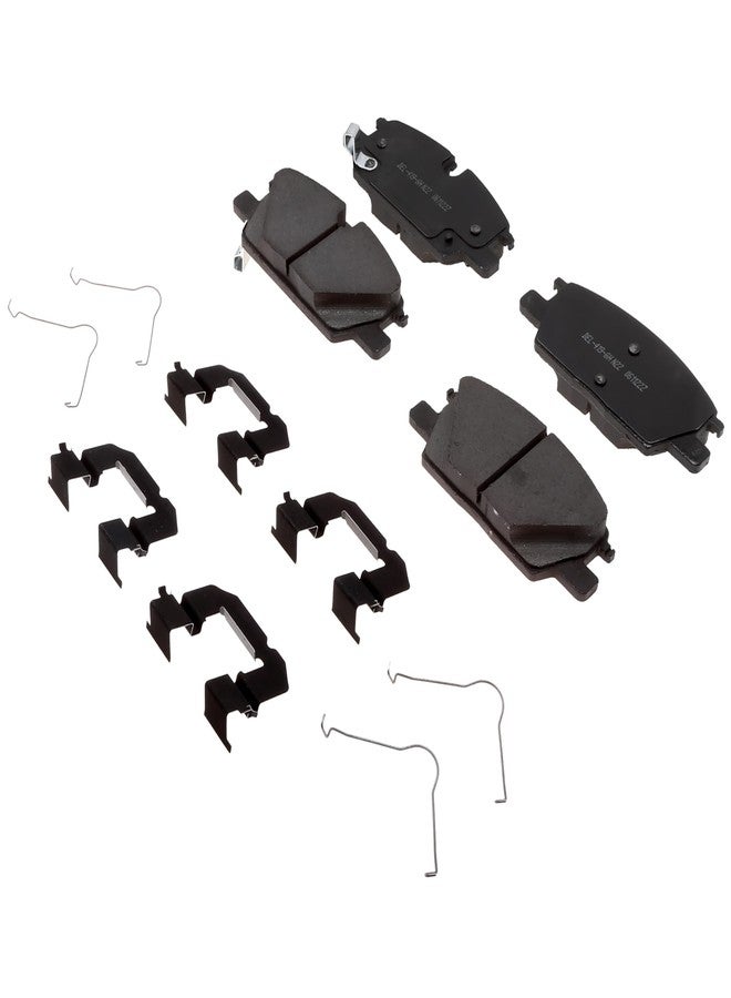 طقم وسادات فرامل قرصية أمامية سيراميكية من ACDelco Gold 17D2345CH