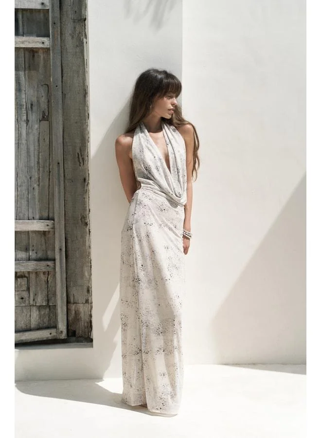 Bohemai  Galagher Degaje Beige Long Dress for Women | Best Price UAE