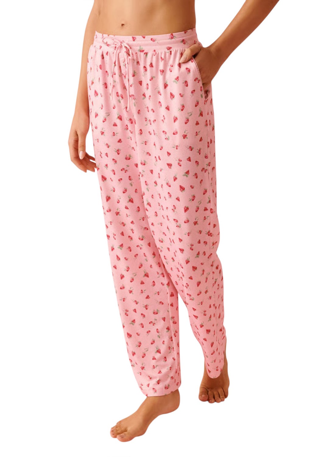 Spa Time Teddy Print Super Soft Pajama Pants