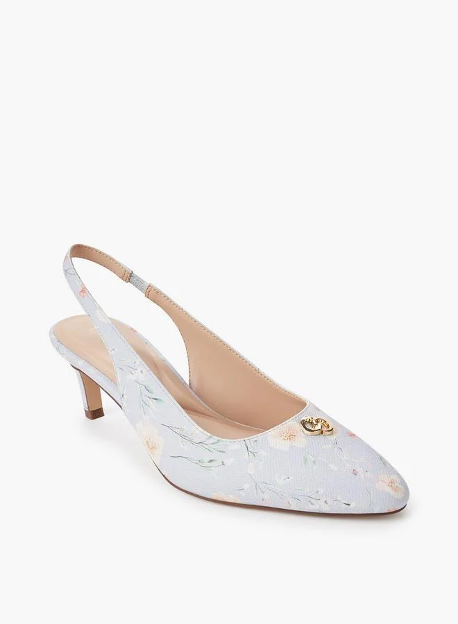 سيليست Women Floral Print Slingback Shoes