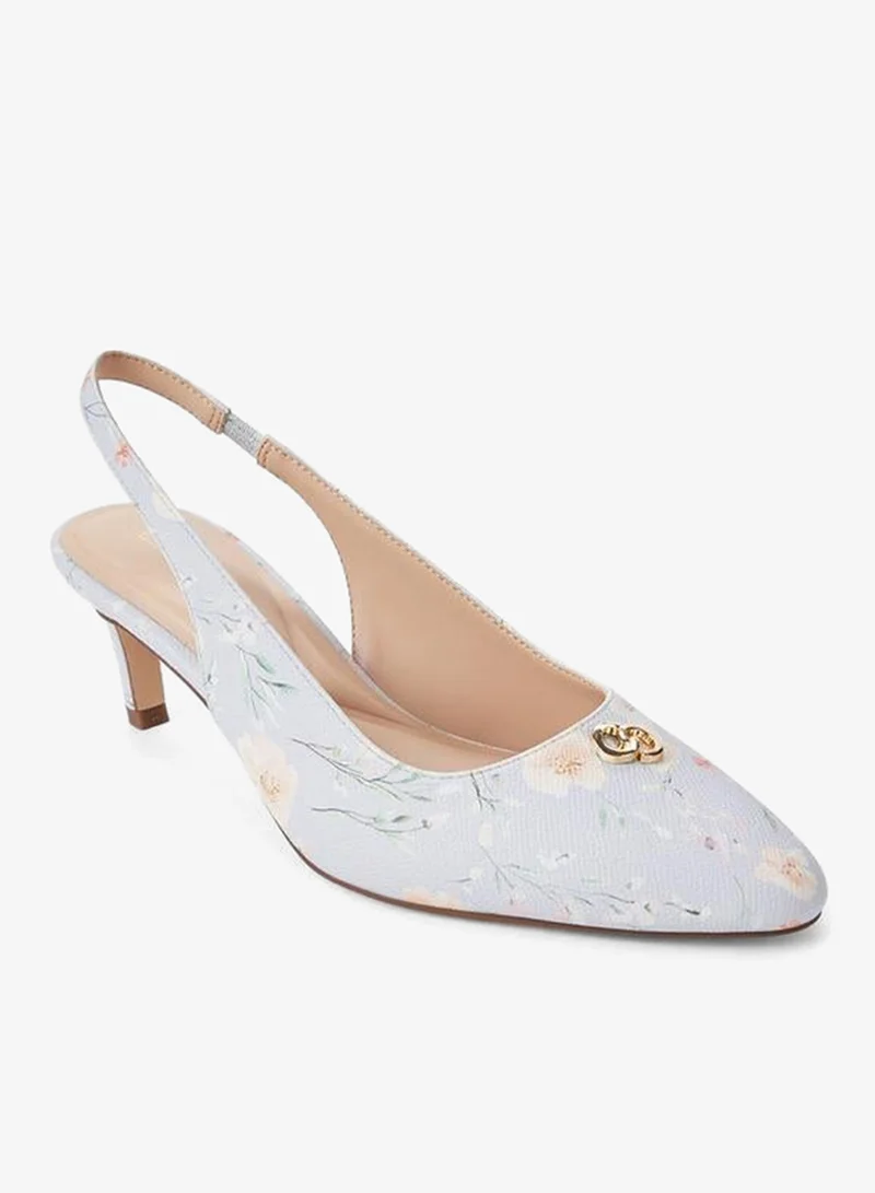 سيليست Women Floral Print Slingback Shoes