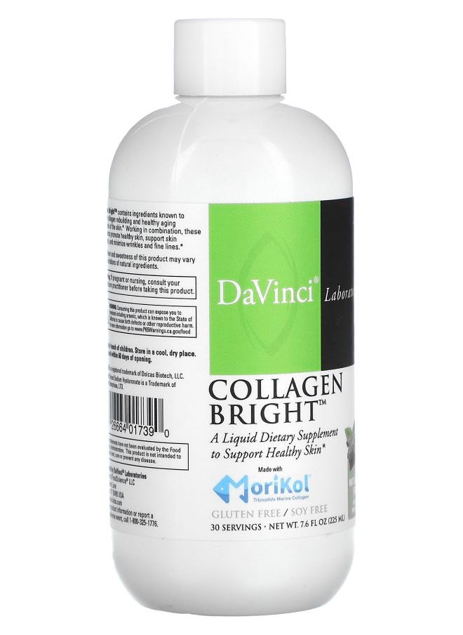 DaVinci Laboratories Collagen Bright Mint Chocolate 7.6 fl oz (225 ml)  - Image 2